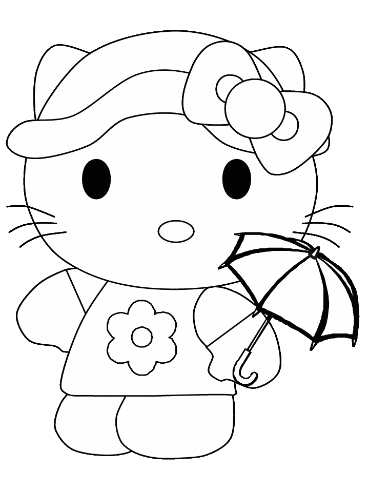 Hello Kitty Coloring Pages Cartoons hello kitty 12 Printable 2020 3242 Coloring4free