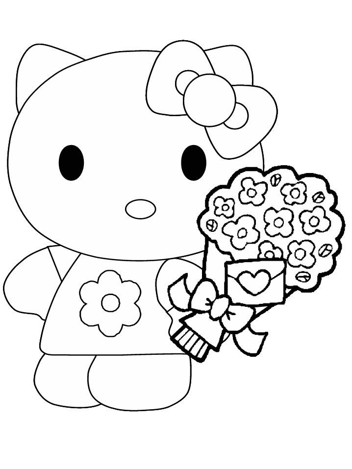 Hello Kitty Coloring Pages Cartoons hello kitty 13 Printable 2020 3244 Coloring4free