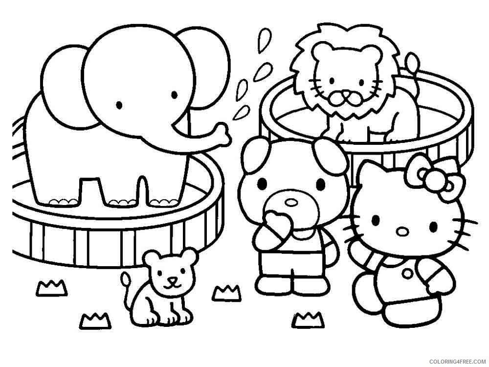Hello Kitty Coloring Pages Cartoons hello kitty 17 Printable 2020 3247 Coloring4free