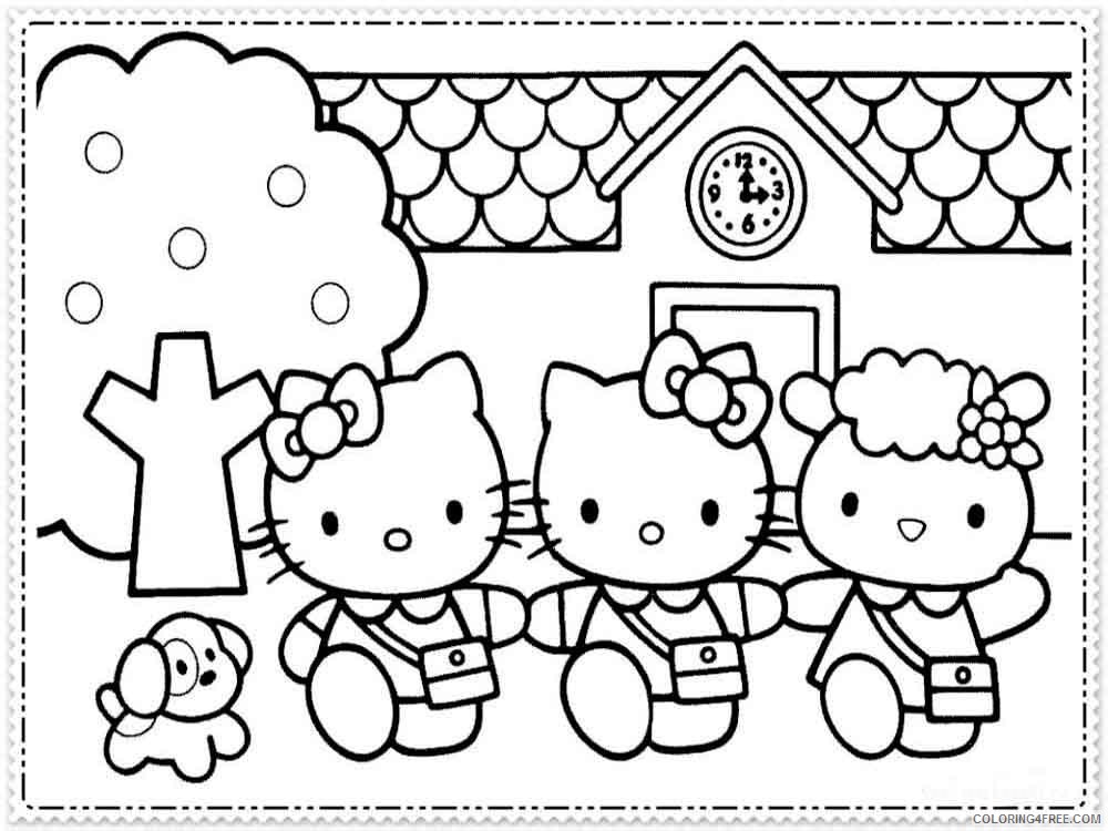 Hello Kitty Coloring Pages Cartoons hello kitty 18 Printable 2020 3248 Coloring4free