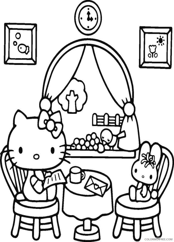 Hello Kitty Coloring Pages Cartoons hello kitty 23 Printable 2020 3254 Coloring4free