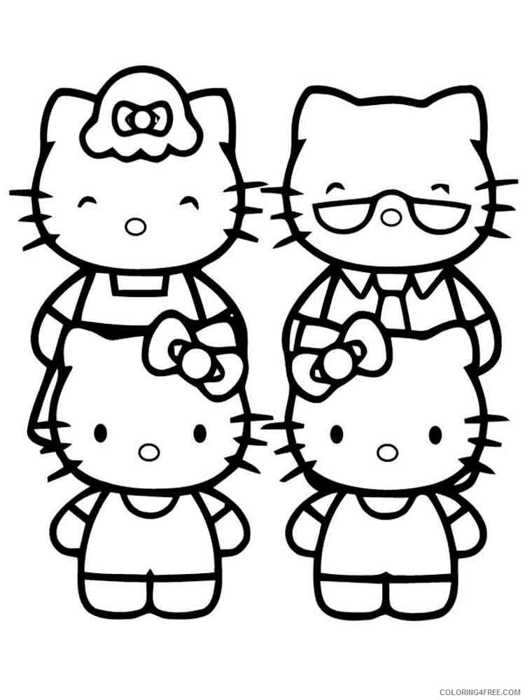 Hello Kitty Coloring Pages Cartoons hello kitty 7 Printable 2020 3268 Coloring4free