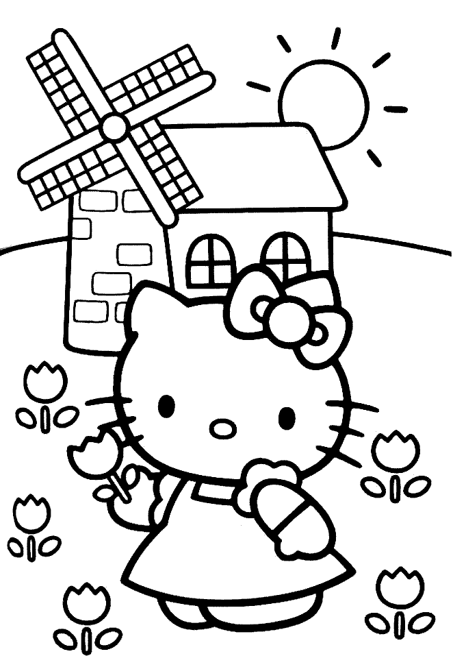 Hello Kitty Coloring Pages Cartoons hello kitty 8 Printable 2020 3269 Coloring4free