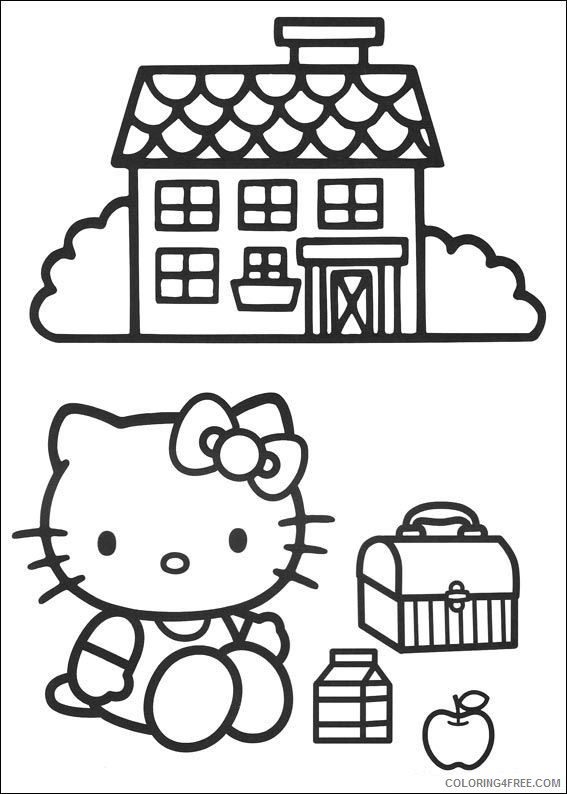 Hello Kitty Coloring Pages Cartoons hello kitty aijcq Printable 2020 3206 Coloring4free