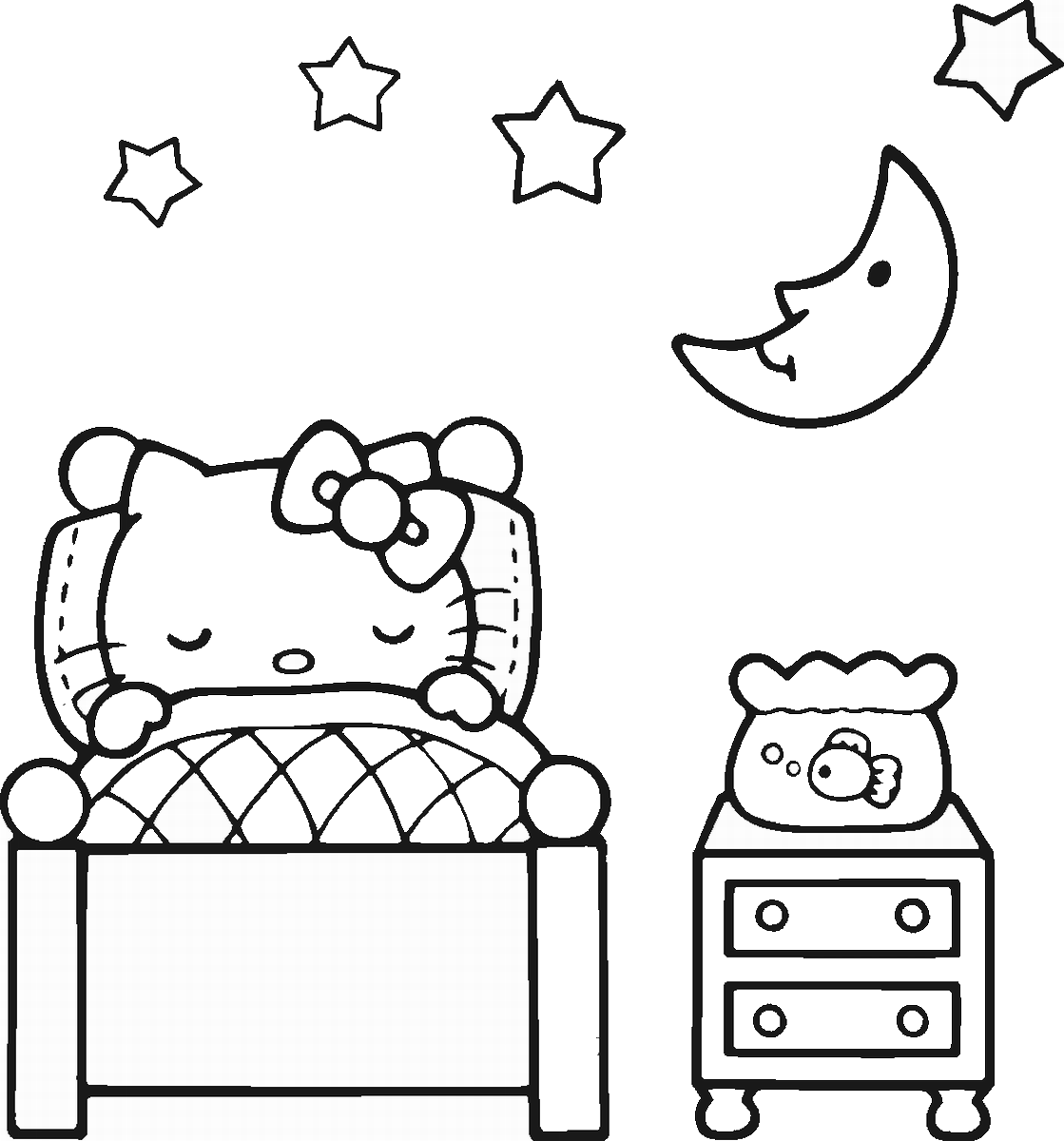 Hello Kitty Coloring Pages Cartoons hello_kitty_cl32 Printable 2020 3166 Coloring4free