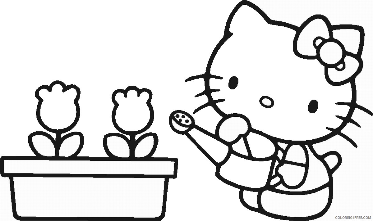 Hello Kitty Coloring Pages Cartoons hello_kitty_cl36 Printable 2020 3170 Coloring4free