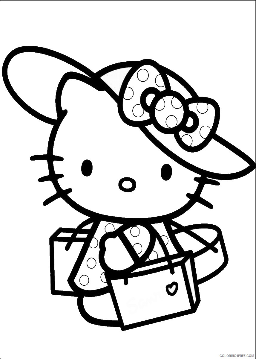 Hello Kitty Coloring Pages Cartoons hello_kitty_cl54 Printable 2020 3181 Coloring4free