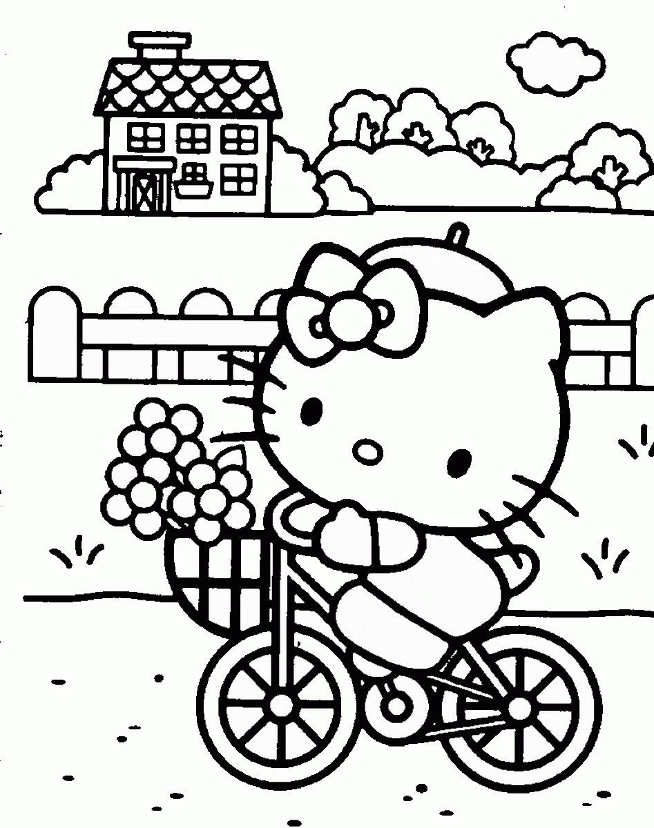 Hello Kitty Coloring Pages Cartoons hello_kitty_cl55 Printable 2020 3182 Coloring4free