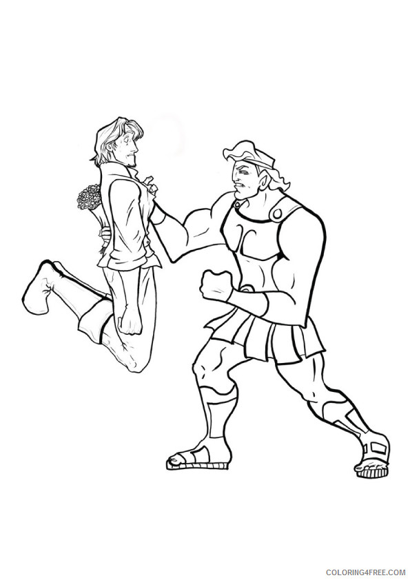 Hercules Coloring Pages Cartoons 1526634221_hercules with fynn a4 Printable 2020 3317 Coloring4free