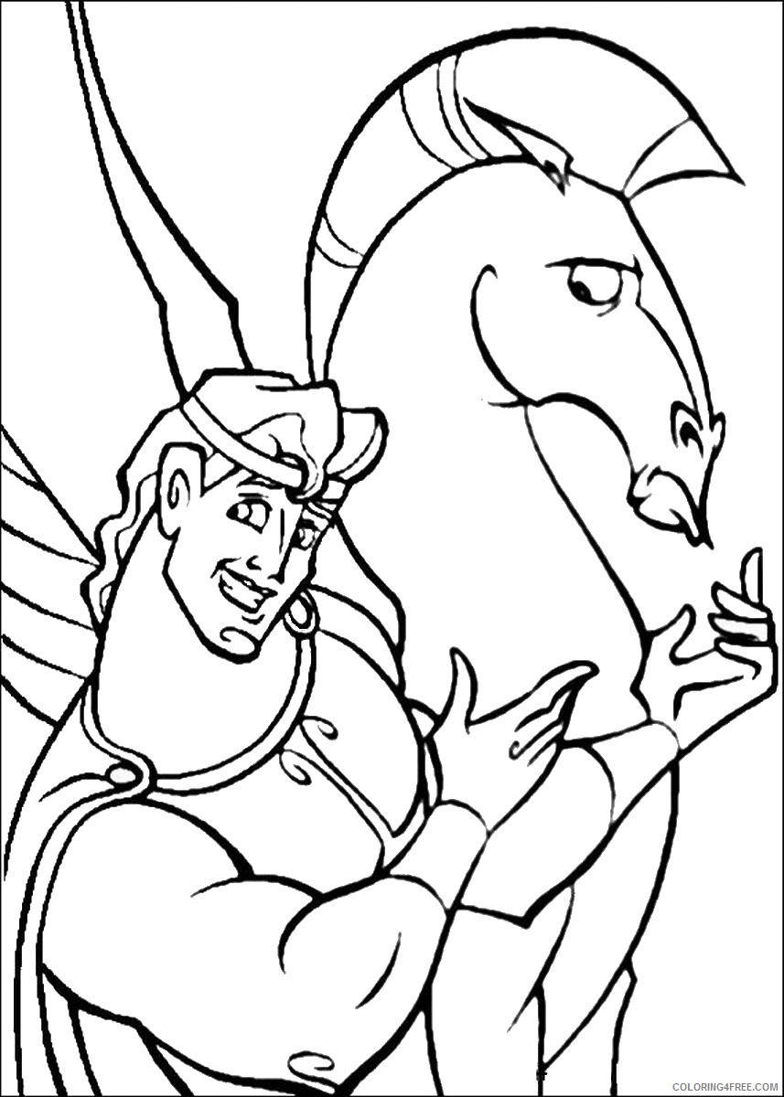 Hercules Coloring Pages Cartoons Hercules_cl_19 Printable 2020 3330 Coloring4free