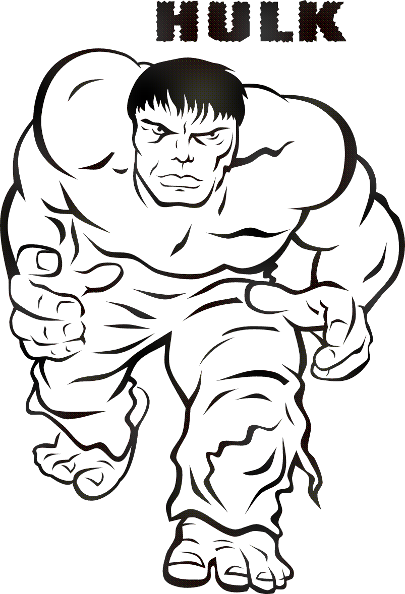 Hulk Coloring Pages Superheroes Printable 2020 Coloring4free