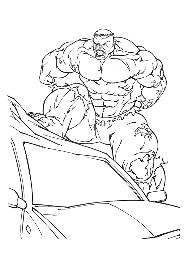 Hulk Coloring Pages Superheroes Printable 2020 Coloring4free