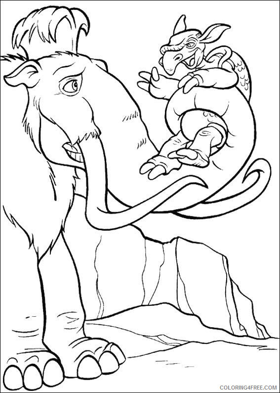 Ice Age 2 The Meltdown Coloring Pages Cartoons ice age 2 rW3mQ Printable 2020 3466 Coloring4free