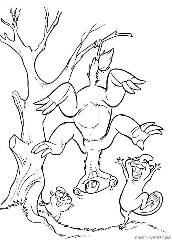 Ice Age 2 The Meltdown Coloring Pages Cartoons ice age 2 wjr65 Printable 2020 3468 Coloring4free