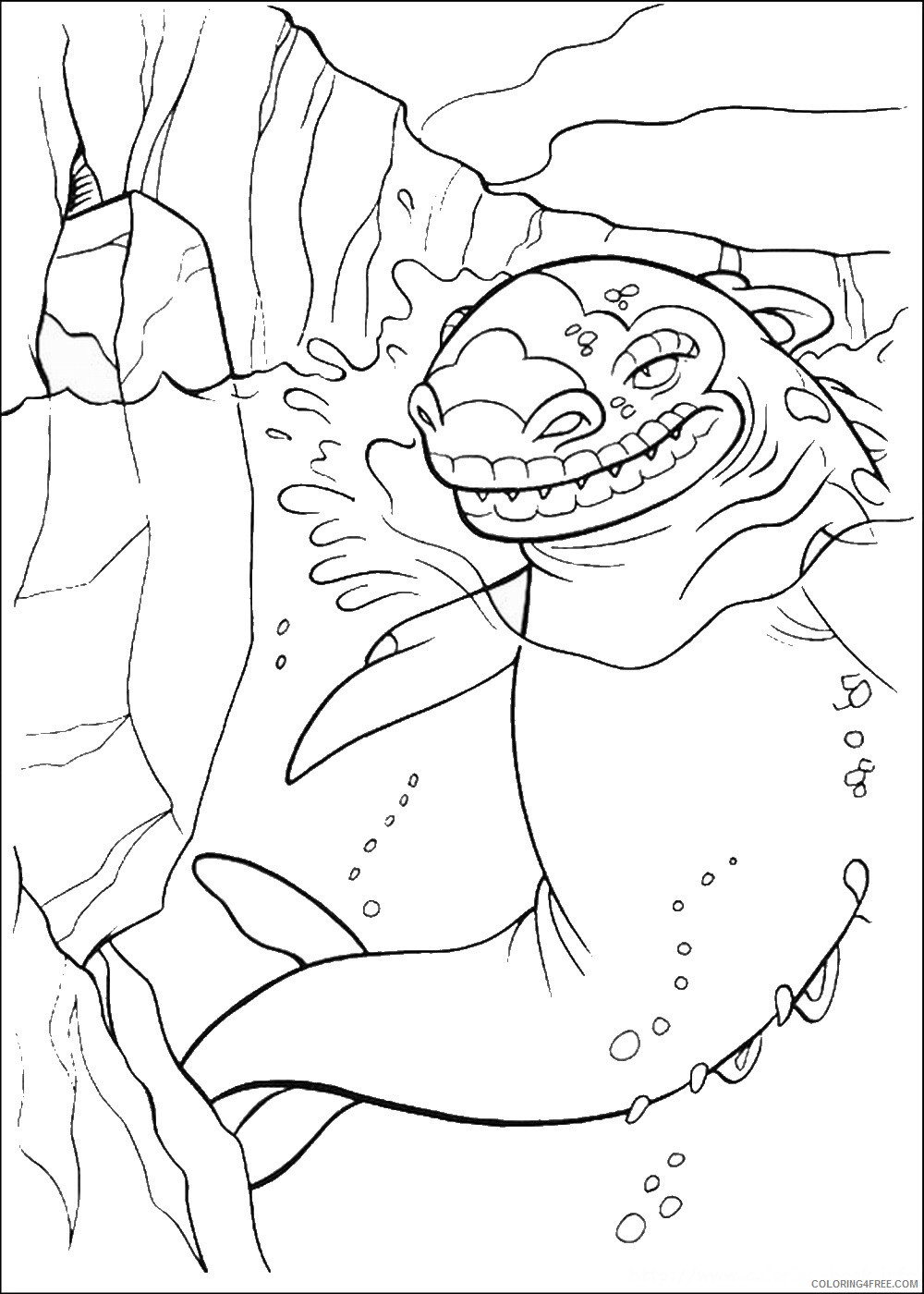 Ice Age Coloring Pages Cartoons ice age 02 Printable 2020 3373 Coloring4free