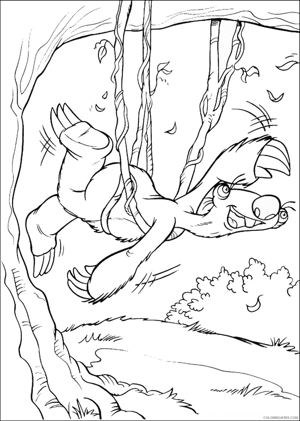 Ice Age Coloring Pages Cartoons ice age 07 Printable 2020 3378 Coloring4free