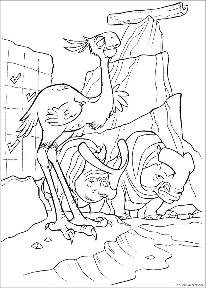 Ice Age Coloring Pages Cartoons ice age 13 Printable 2020 3384 Coloring4free