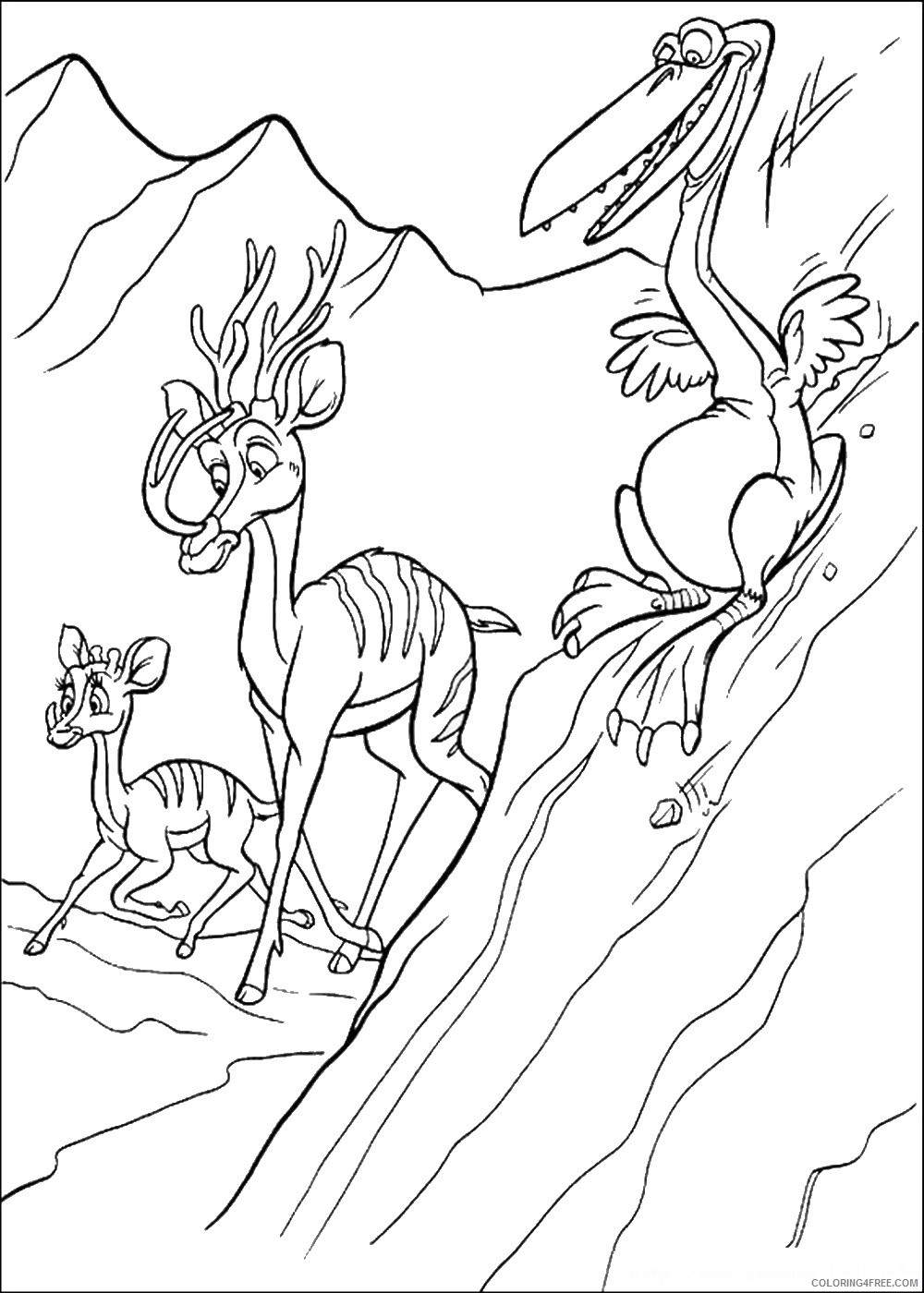 Ice Age Coloring Pages Cartoons ice age 17 Printable 2020 3386 Coloring4free
