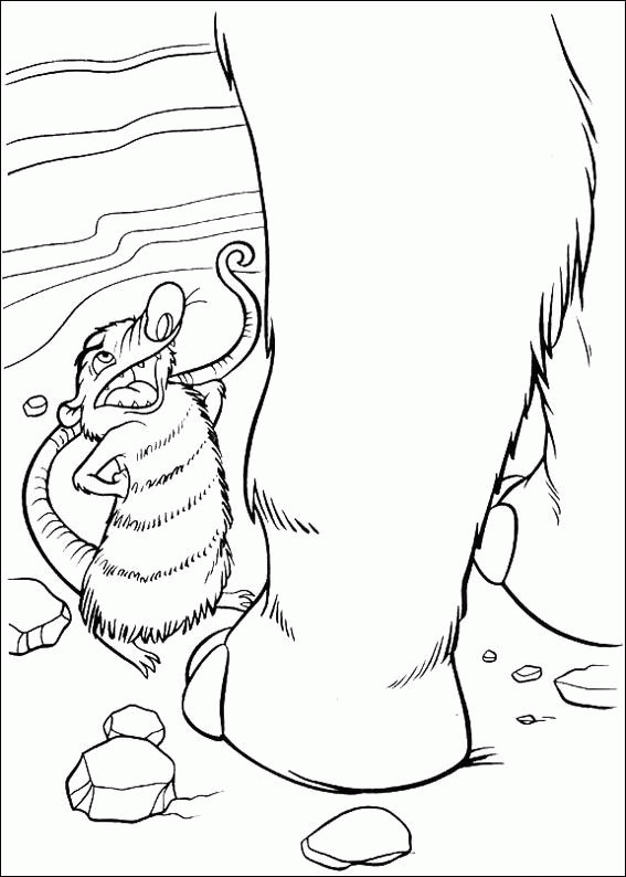 Ice Age Coloring Pages Cartoons ice age 49YXm Printable 2020 3406 Coloring4free