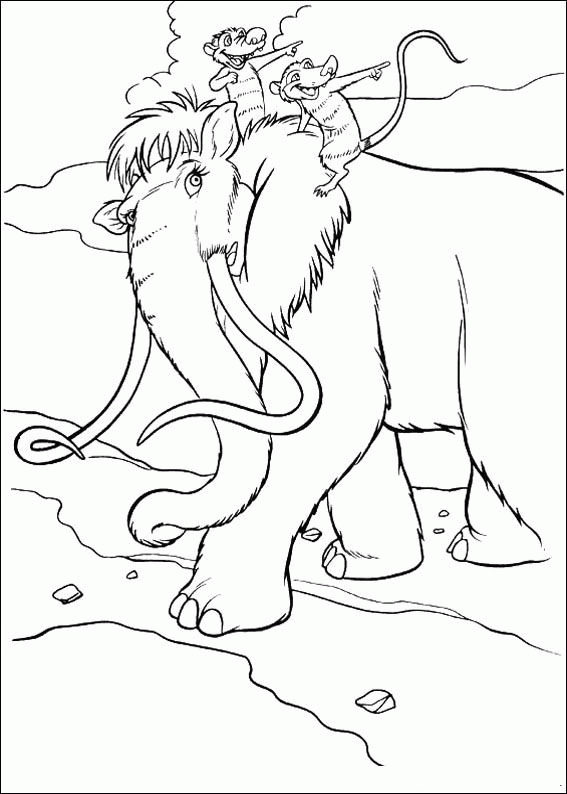 Ice Age Coloring Pages Cartoons ice age O6h5W Printable 2020 3413 Coloring4free