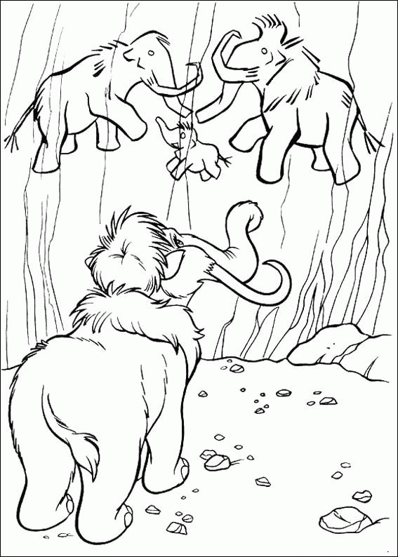 Ice Age Coloring Pages Cartoons ice age U3gtH Printable 2020 3417 Coloring4free
