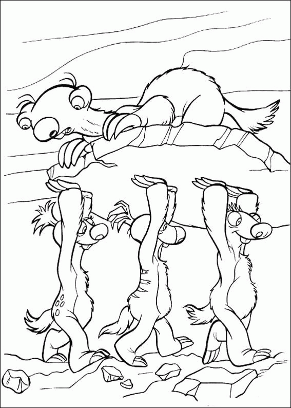 Ice Age Coloring Pages Cartoons ice age ydIHg Printable 2020 3418 Coloring4free