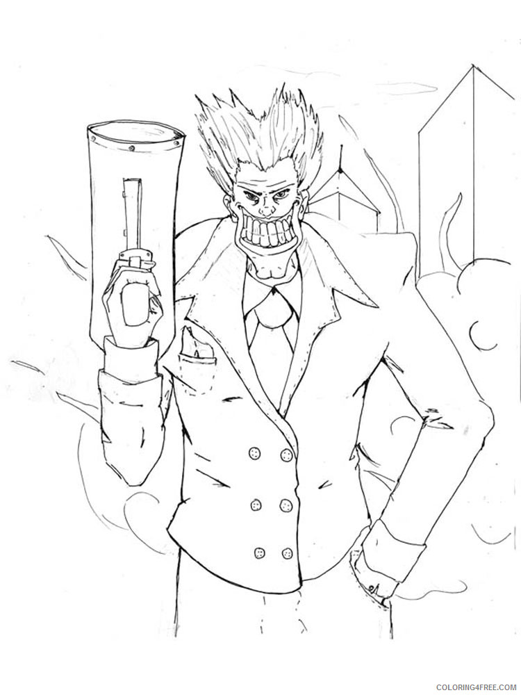 Joker Coloring Pages Cartoons joker for boys 13 Printable 2020 3523 Coloring4free