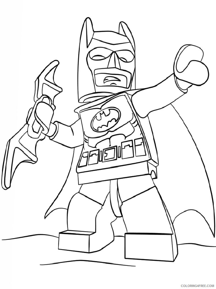 LEGO Batman Coloring Pages Cartoons lego batman for boys 7 Printable 2020 3723 Coloring4free
