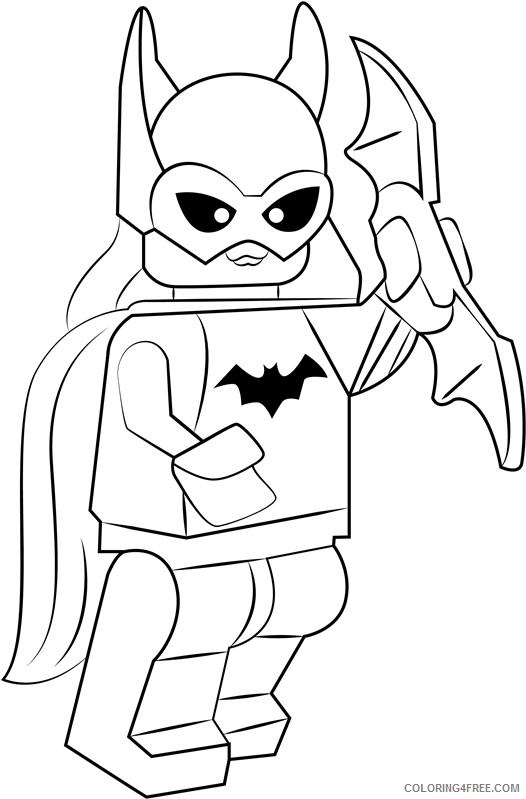LEGO Coloring Pages Cartoons 1531108655_lego batgirl a4 Printable 2020 3622 Coloring4free