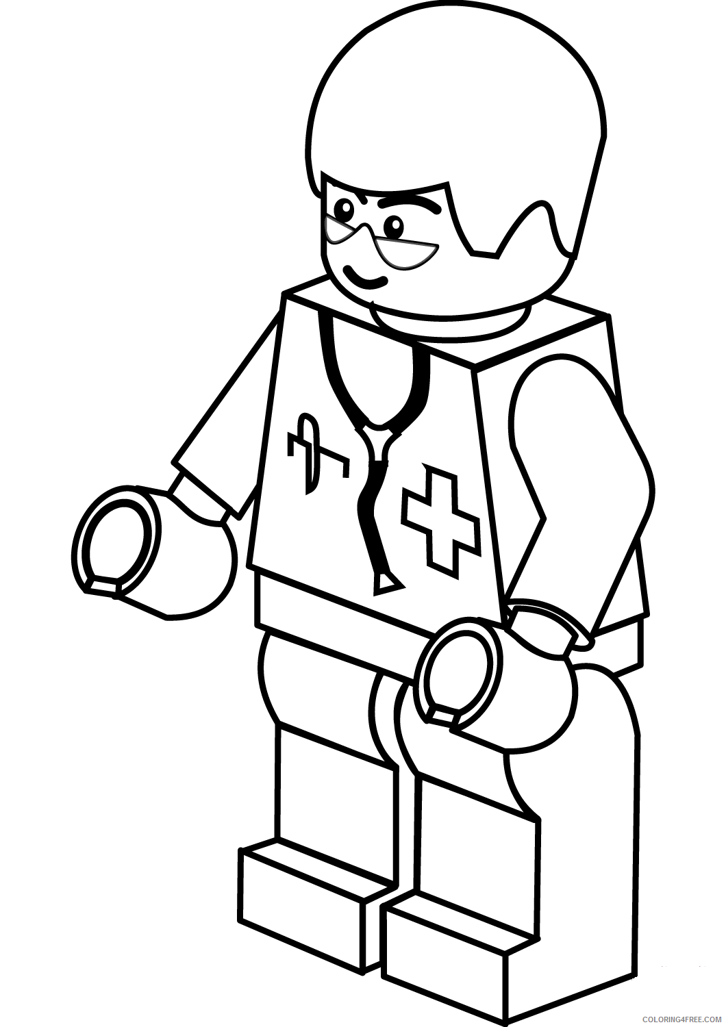 LEGO Coloring Pages Cartoons 1545463672_lego doctor Printable 2020 3625 Coloring4free
