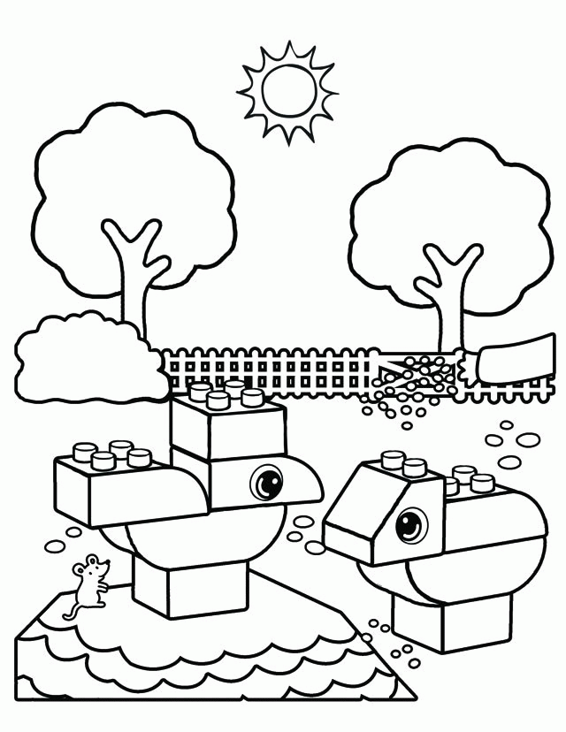 LEGO Coloring Pages Cartoons Free Lego Printable 2020 3640 Coloring4free
