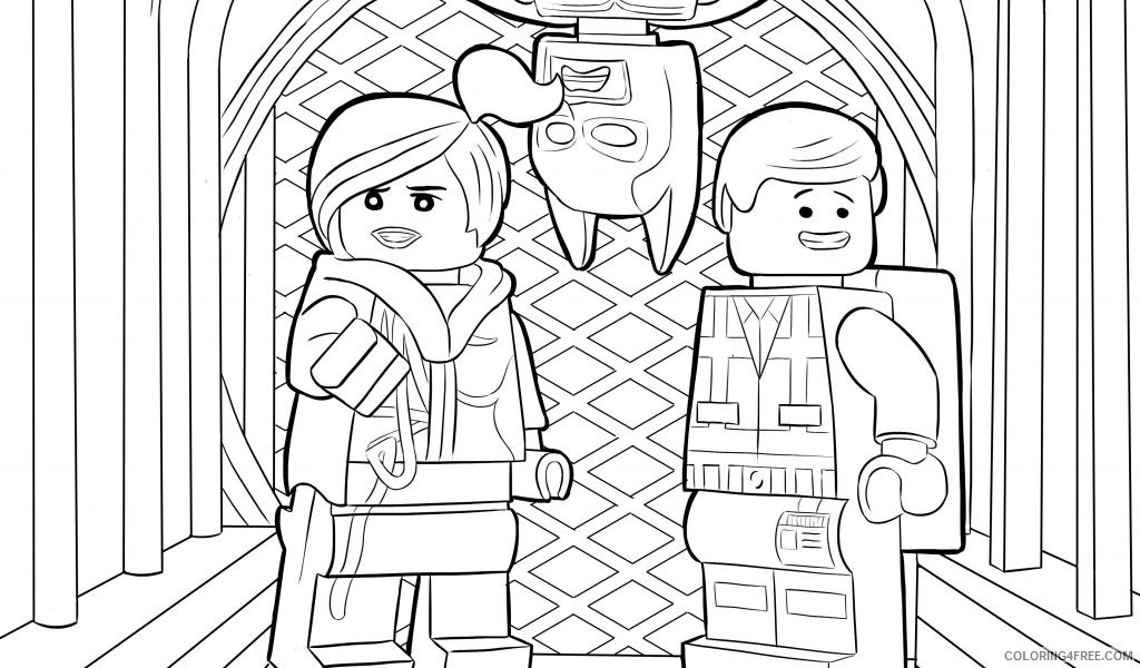 LEGO Coloring Pages Cartoons Funny Lego Movie Printable 2020 3642 Coloring4free