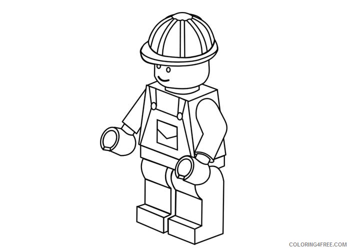 LEGO Coloring Pages Cartoons Lego Printable 2020 3668 Coloring4free