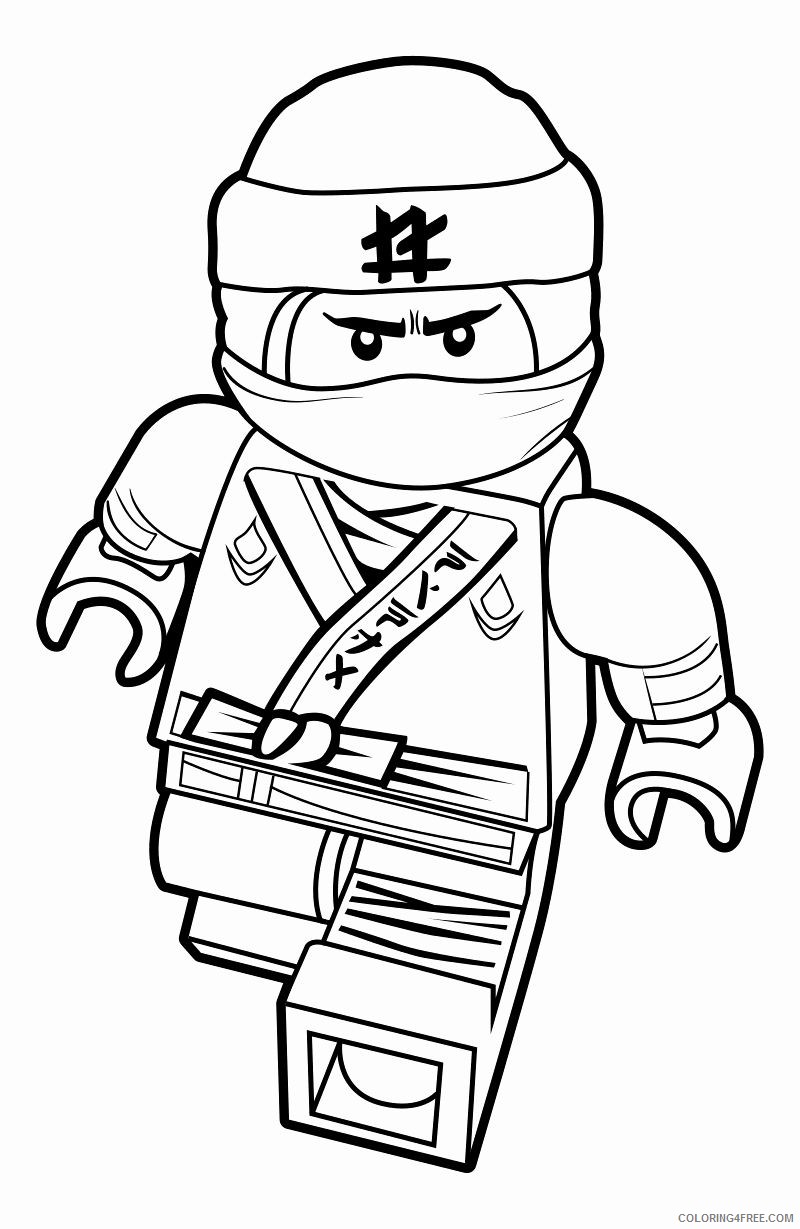 LEGO Coloring Pages Cartoons Ninja Lego Movie Printable 2020 3706 Coloring4free