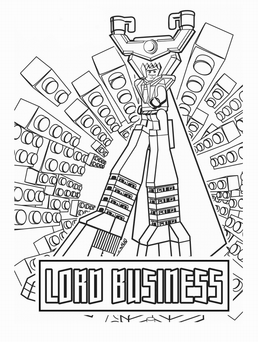 LEGO Coloring Pages Cartoons lego_movie_coloring1 Printable 2020 3643 Coloring4free