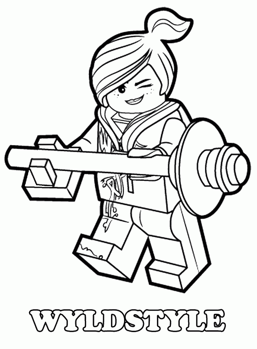 LEGO Coloring Pages Cartoons lego_movie_coloring14 Printable 2020 3647 Coloring4free