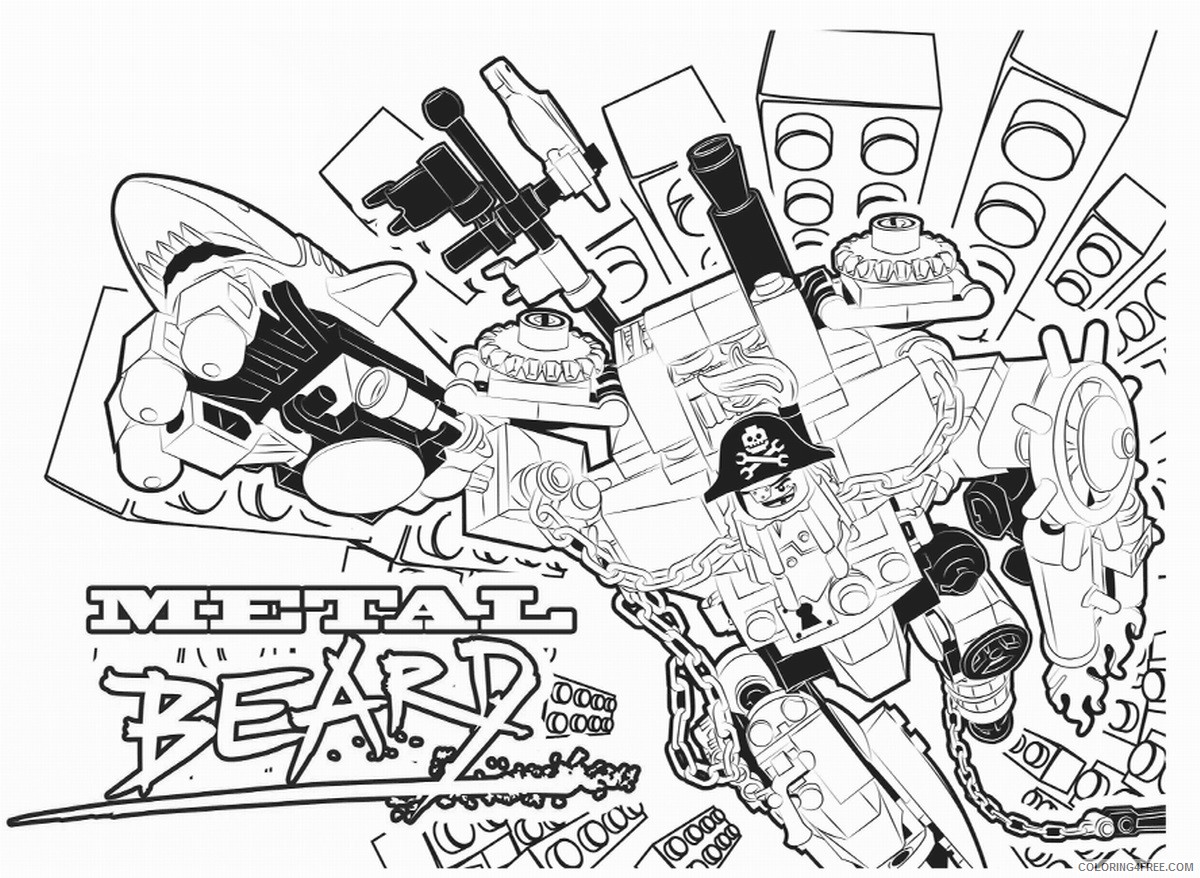 LEGO Coloring Pages Cartoons lego_movie_coloring4 Printable 2020 3652 Coloring4free