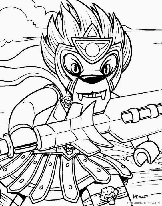 LEGO Legends of Chima Coloring Pages Cartoons Chima Printable 2020 3729 Coloring4free