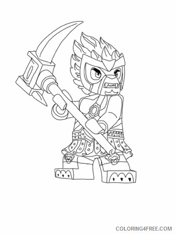 LEGO Legends of Chima Coloring Pages Cartoons Free Chima Printable 2020 3741 Coloring4free