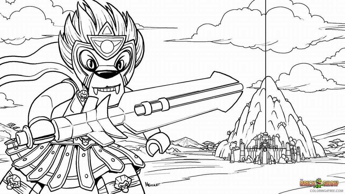 LEGO Legends of Chima Coloring Pages Cartoons lego_chima_coloring_1 Printable 2020 3742 Coloring4free
