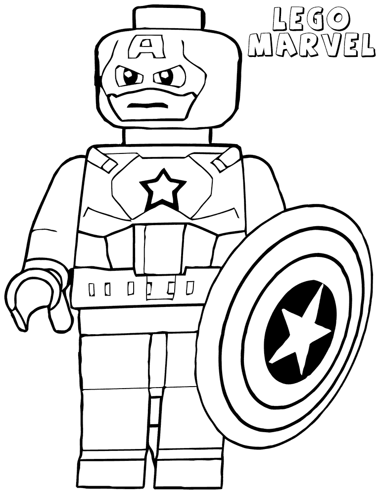 LEGO Marvel Coloring Pages Cartoons Lego Marvel Superhero Printable 2020 3760 Coloring4free