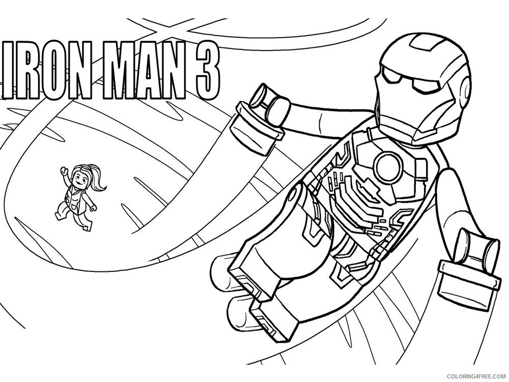 LEGO Marvel Coloring Pages Cartoons lego marvel for boys 2 Printable 2020 3754 Coloring4free