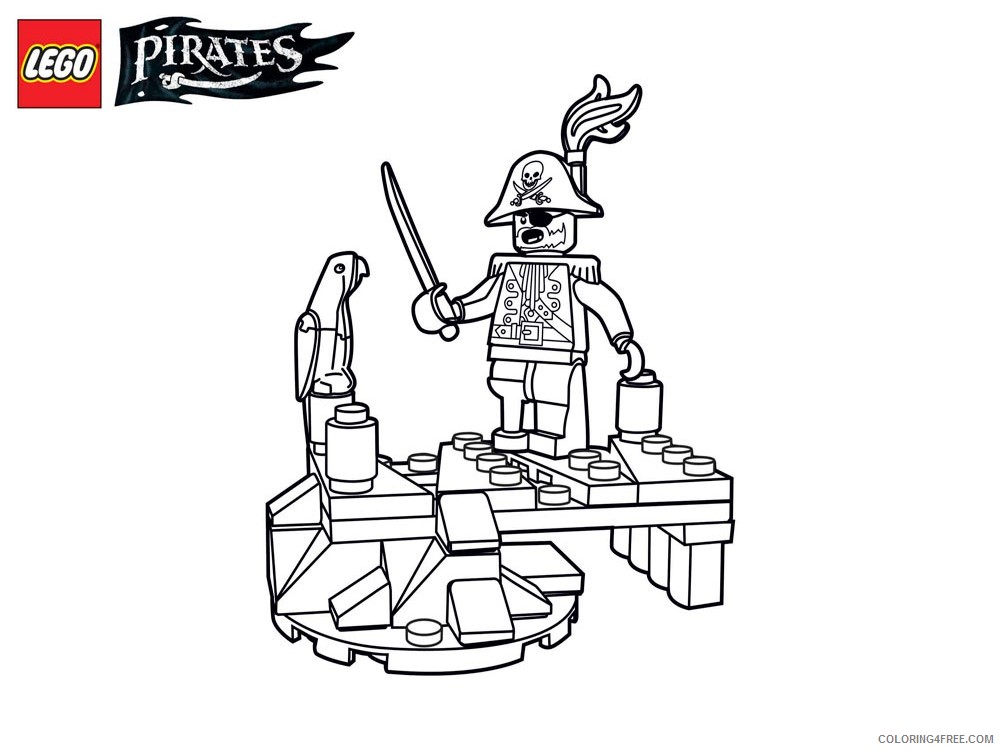 LEGO Pirates Coloring Pages Cartoons lego pirates for boys 14 Printable 2020 3764 Coloring4free