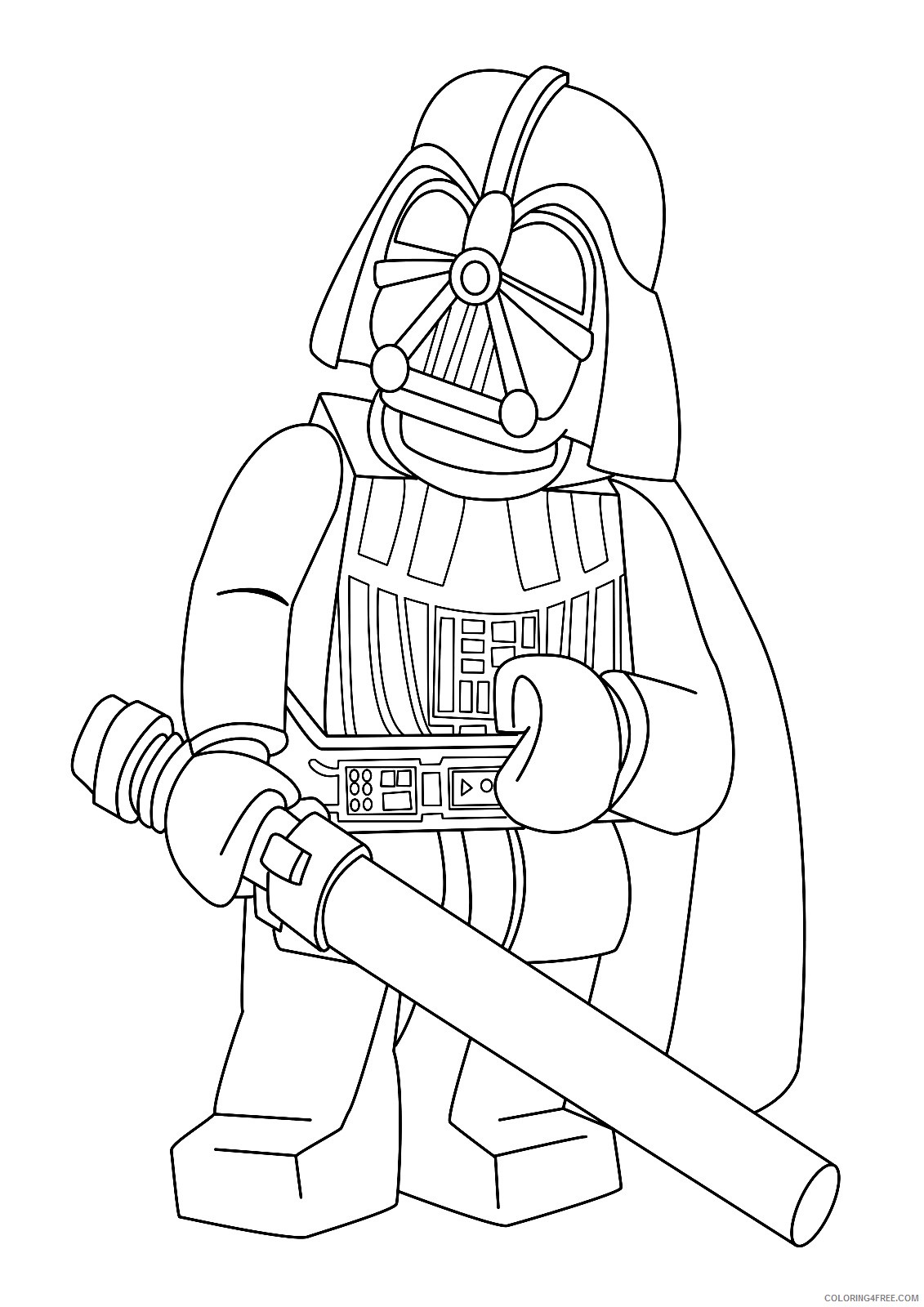 LEGO Star Wars Coloring Pages Cartoons Lego Star Wars Printable 2020 3773 Coloring4free