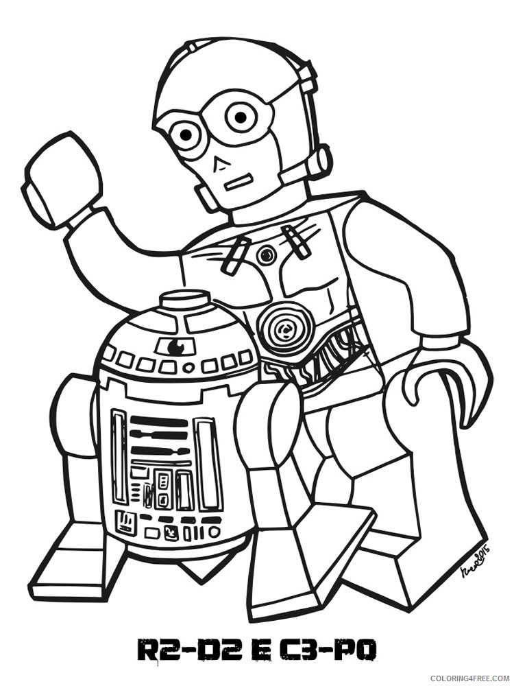 LEGO Star Wars Coloring Pages Cartoons lego star wars for boys 14 Printable 2020 3776 Coloring4free
