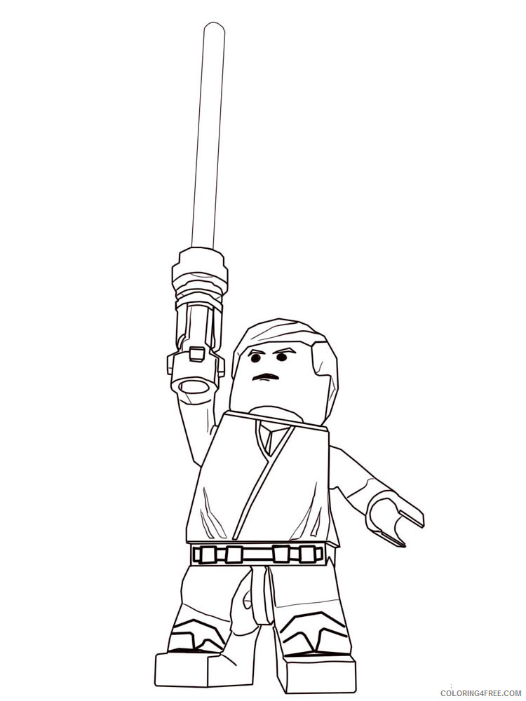 LEGO Star Wars Coloring Pages Cartoons lego star wars for boys 4 Printable 2020 3778 Coloring4free