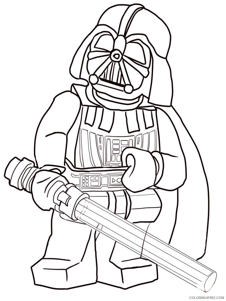 LEGO Star Wars Coloring Pages Cartoons lego star wars for boys 5 Printable 2020 3779 Coloring4free