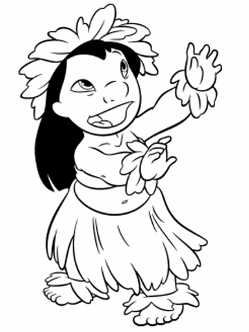 Lilo and Stitch Coloring Pages Cartoons lilo and stitch 12 Printable 2020 3818 Coloring4free