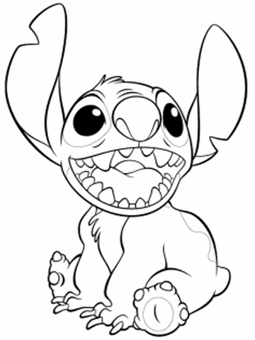 Lilo and Stitch Coloring Pages Cartoons lilo and stitch 13 Printable 2020 3819 Coloring4free