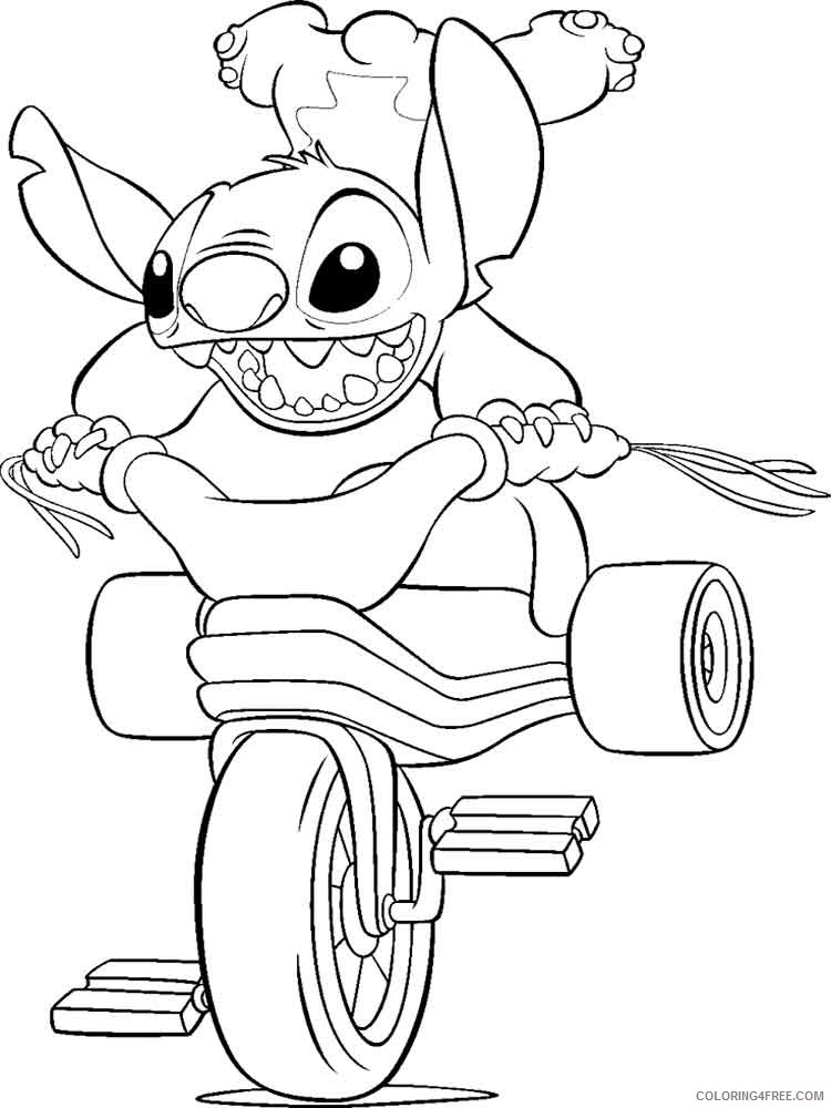Lilo and Stitch Coloring Pages Cartoons lilo and stitch 13 Printable 2020 3820 Coloring4free